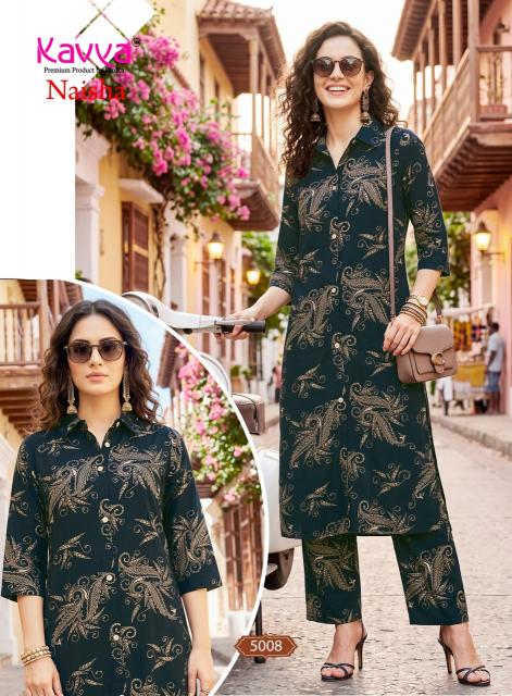 Kavya naisha vol-5 coord set wholesale clothing website
